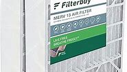 Filterbuy 20x25x5 Air Filter MERV 13 Optimal Defense (2-Pack), Pleated HVAC AC Furnace Air Filters for Trion Air Bear, Generalaire, Skuttle, and Ultravation (Actual Size: 19.63 x 24.13 x 4.88 Inches)
