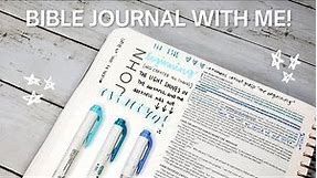 How I Bible Journal | How to Bible Journal for Beginners with DEMO | How to Bible Journal
