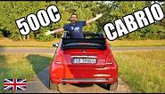 Fiat 500C Hybrid - Mini Cabrio Instead of MX-5? (ENG) - Test Drive and Review