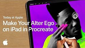 How to Make Your Alter Ego on iPad in Procreate with Temi Coker | Apple