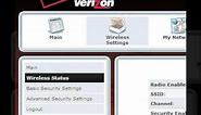 How to change your wireless network name and password on your Verizon FiOS Router