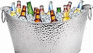 Stainless Steel Beverage Tubs Large Ice Bucket Drink Buckets for Parties Weddings 12L