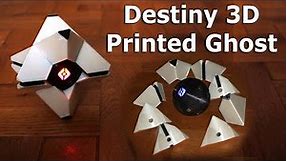Destiny ghost 3D printed and assembled