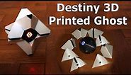 Destiny ghost 3D printed and assembled