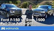 Ford F-150 vs. Ram 1500 | Full-Size Truck Comparison Test | Two of the Most Popular Trucks Face Off