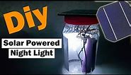 DIY Solar Powered Night Light at Home 🇺🇸