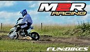 110cc Pit Bike hard ridden by Pro MX Rider | M2R KX110F | Fun:Bikes