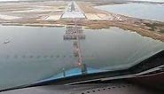 KLM Boeing B747-400 Landing at New York JFK Cockpit view