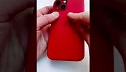 Apple iPhone Red Silicone Case Review