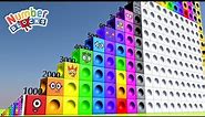 Numberblocks Mathlink Step Squad 1 to 10 vs 1000 to 20,000 BIGGEST Standing Tall Numbers Pattern