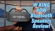 W-KING 60W Bluetooth Speaker Review! Worth it?