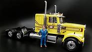 White Western Star 4964 Cummins Turbo Diesel Semi Tractor 1/24 Scale Model Kit How To Assemble Paint