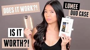 The New Lumee Duo Phone Case Review & Demonstration! (iphone 6s gold)