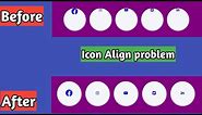 How to align icons in center in HTML | Icons problems in HTML, CSS 2020