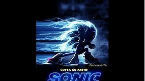 Sonic Movie Poster Speed Paint