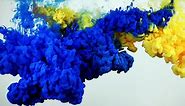 Super slow motion explosion of color powder. High quality FullHD footage