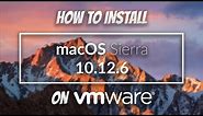 How To Install macOS Sierra 10.12.6 On VMWare On Windows 10 (2017)