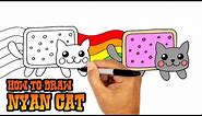 How to Draw Nyan Cat | Drawing Lesson