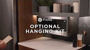 GE Profile Countertop Microwave Oven - Optional Hanging Kit