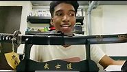 Stainless Steel Samurai Sword Unboxing & Review From Amazon Prime