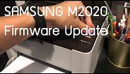How to update Samsung Printer M2020 firmware