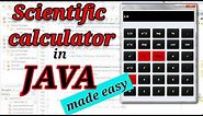 Create a Scientific GUI Calculator in Java | Scientific GUI Calculator in Java | Java Project