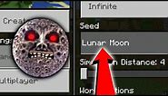 Lunar Moon In Minecraft! (Minecraft PE Lunar Moon Seed)