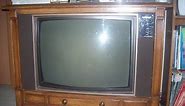 Magnavox Floor Console TV From The 1980s