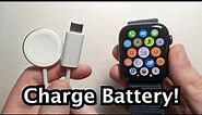 Apple Watch How to Charge & Check Battery % (Series 9)