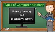 Computer memory || Types of memory || whats is computer memory?