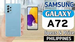 SAMSUNG GALAXY A72 Price, Specs & Features