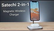 Satechi 2-in1 Magnetic Wireless charger for iPhone 12 and AirPods