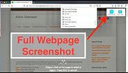 How To Screenshot a Full Web Page Free with FireFox [KTFG 388]