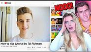 Reacting To My BOYFRIENDS REALLY BAD Old Videos...