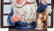 Naughty Garden Gnome Middle Finger Go Away Angry Rude Gnomes Funny Outdoor Statue Whimsical Grumpy Fantasy Wacky Gnomes Flipping Off Guests Home Wall Decor Indoor