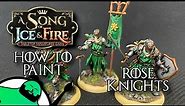 Painting Poorly: HOW TO PAINT - A Song of Ice and Fire Miniatures Game - Rose Knights