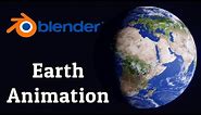 Earth Animation in Blender 3.1 Eevee | Tutorial