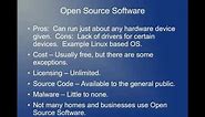 The difference between open source and closed source software