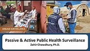 Passive and Active Public Health Surveillance