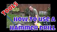 How to Use a Hammerdrill/ Kango/ Breaker for concrete