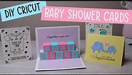 Cricut Baby Shower Cards