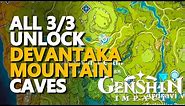Unlock Devantaka Mountain Cave Entrance Underground Genshin Impact
