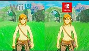 Zelda Breath of The Wild | WiiU VS Switch | 1.1.0 GRAPHICS COMPARISON | Comparativa Final