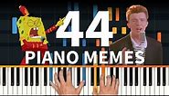 How many of these 44 piano memes do you know? 🎹🤯