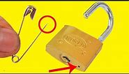 10 Ways to Open a Lock without key