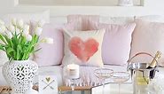PANDICORN Valentine's Day Pillow Covers 18X18 Set of 4 Pink Heart Truck Grey Plaid for Valentines Day Decor Outdoor Valentine Farmhouse Decorative Throw Pillows Cushion Case Decorations for Couch