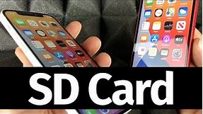 Does the iPhone SE have a dedicated SD Card Slot?
