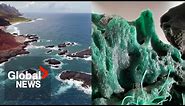 Mutated "plastic rocks" discovered on remote Brazilian island