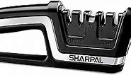 SHARPAL 104N Professional 5-in-1 Kitchen Chef Knife & Scissors Sharpener, Sharpening Tool for Straight & Serrated Knives, Repair and Hone both Euro/American and Asian Knife, Fast Sharpen Scissor