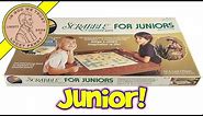 1982 Scrabble Junior 5th Edition Vintage Board Game, Selchow & Righter Company